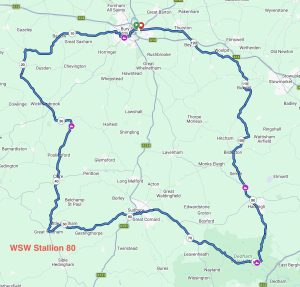 Suffolk Punch Stallion route for 2026